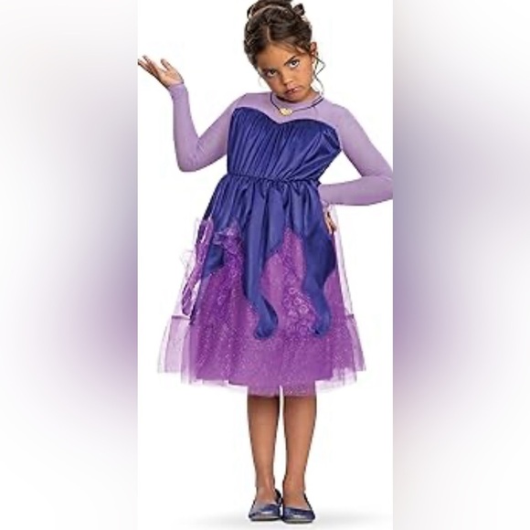 Disney Villains Purple and Blue Costume for Kids - Picture 2 of 9